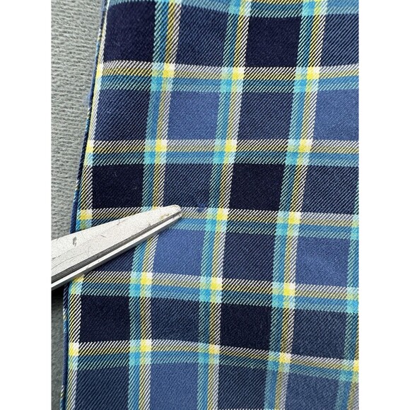 Duluth Trading Co Shirt Mens 2XL Blue Green Plaid Button Down Long Sleeve Navy - Picture 10 of 10